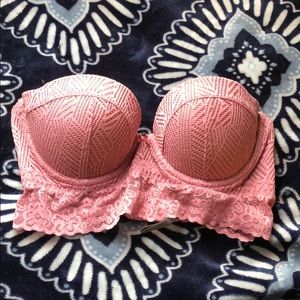 Aerie padded, wired, strapless bra